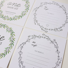 Load image into Gallery viewer, 'I'm Growing!' (Eucalyptus) Age Premature Baby Cards