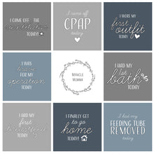 Load image into Gallery viewer, 'Little Warrior' Milestone Cards - The Tubie Movement