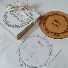 Load image into Gallery viewer, 'We've Arrived' (Twin) Eucalyptus Premature Baby Milestone Cards - The Tubie Movement