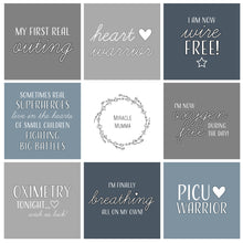 Load image into Gallery viewer, 'Little Warrior' Milestone Cards - The Tubie Movement
