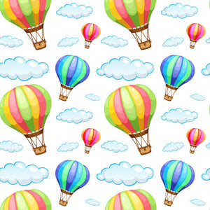 Bright Hot Air Balloons